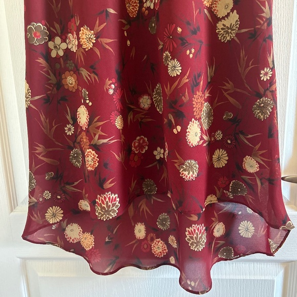 Rickis size XS red floral skirt - Picture 4 of 6